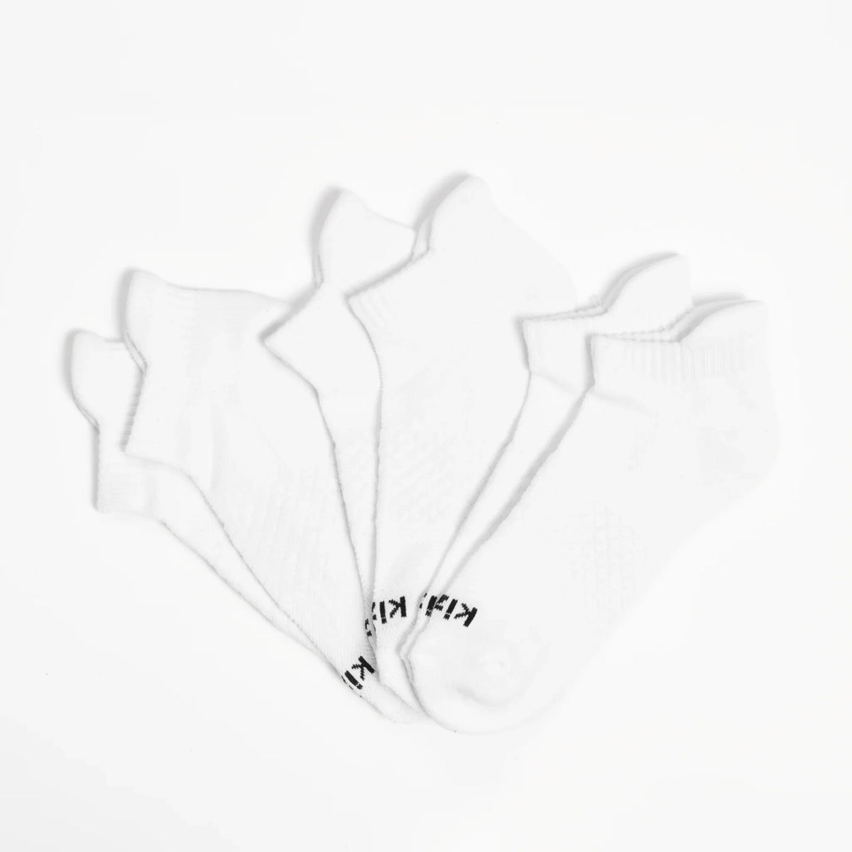 Kizik Ankle Socks - White - 3 Pack